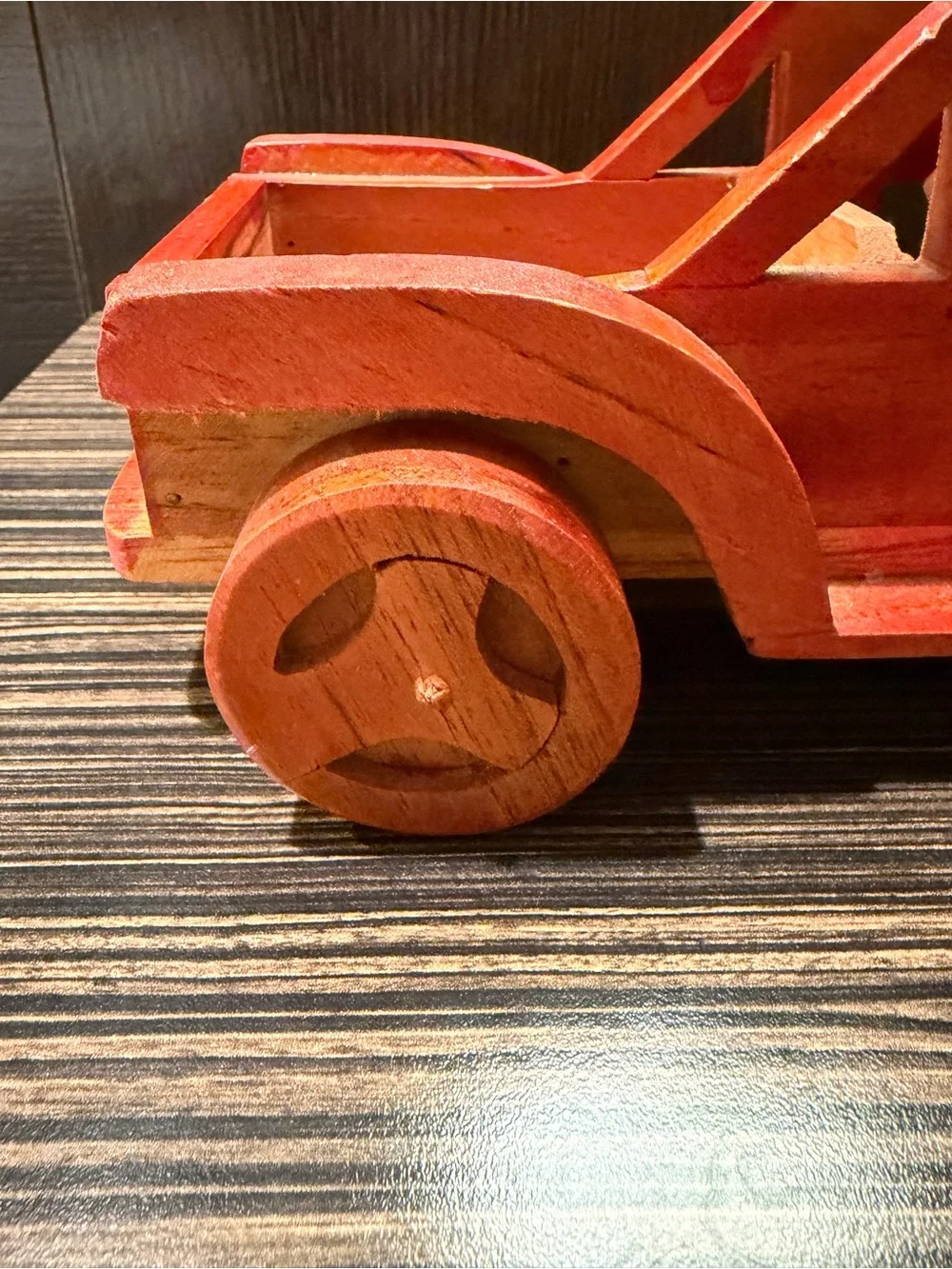 Handmade Handcrafted Vintage Wooden Car